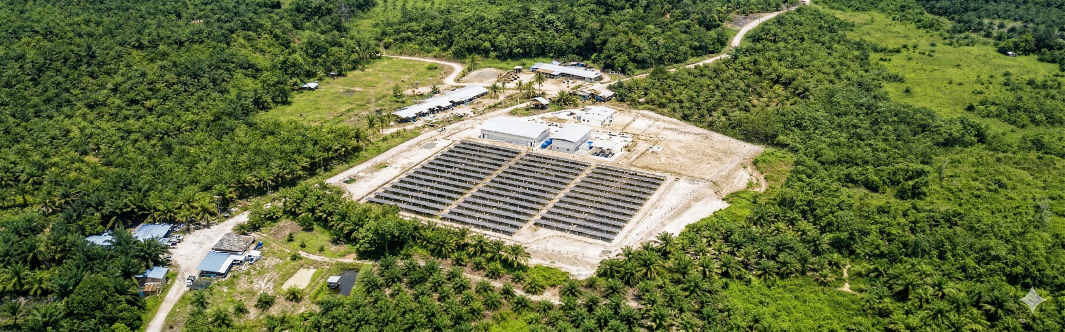 Large-scale solar installation